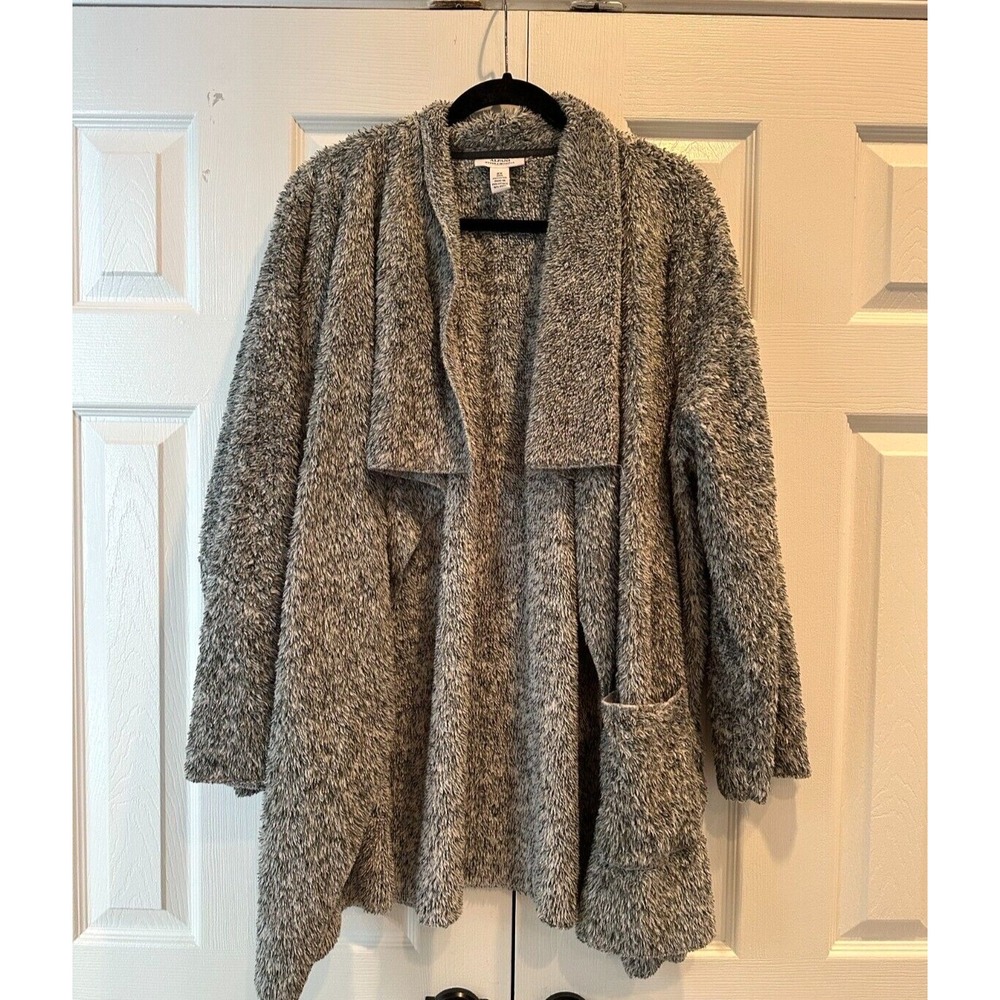 Alfani Grey Open Sweater Cardigan Size 2x